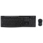 Pack Clavier AZERTY + Souris sans fil Logitech MK270