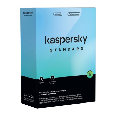 Kaspersky Standard 3 postes 01 an e-licence