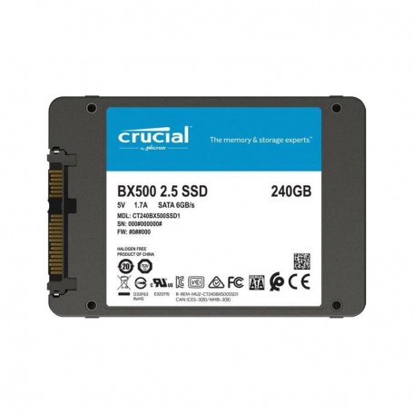 Disque dur interne SSD Crucial BX500 240Go CT240BX500SSD1