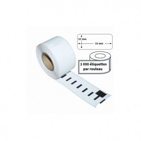 Etiquette décollable 32x57mm (11354) pour DYMO LW450