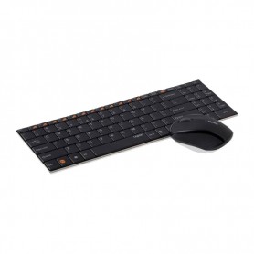 Pack Clavier AZERTY + Souris sans fil Rapoo 9060