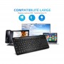 Clavier AZERTY sans fil avec pavé tactile VicTsing