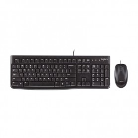 Pack Clavier AZERTY + Souris filaire Logitech MK120