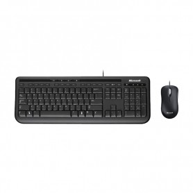 Pack Clavier AZERTY + Souris filaire Microsoft Wired Desktop 600