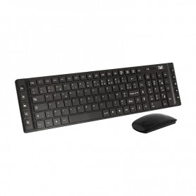 Pack Clavier AZERTY + Souris sans fil T'nB Streamline KBSCBK