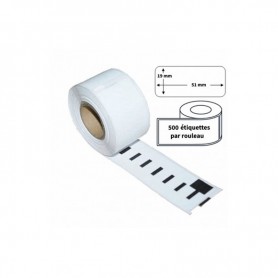 Aken Ruban pour Étiqueteuse compatible pour Dymo LetraTag Ruban Plastique  12mm x 4m Noir sur Blanc, Recharge Dymo Ruban pour LT-100H LT-100T XR  LT-110T(Plastic White Label Tape S0721610) : : Fournitures de